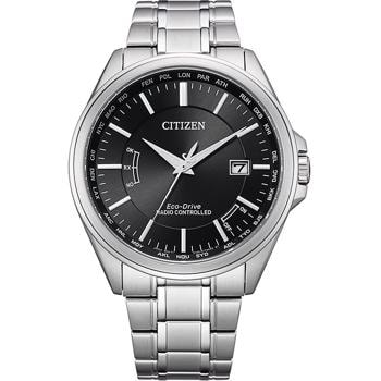 Eco-Drive Radio Controlled Rustfri stål Solar Quartz Herre ur fra Citizen, CB0250-84E